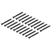 sourcing map 50Pcs M5x50mm Hex Socket Countersunk Head Self Tapping