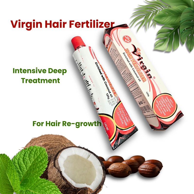 Virgin Hair Fertilizer - Fast Hair Growth Cream (125g)