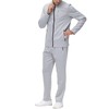 MoFiz Men Running Sweatsuit Full Zip Active Tracksuit Set Casual
