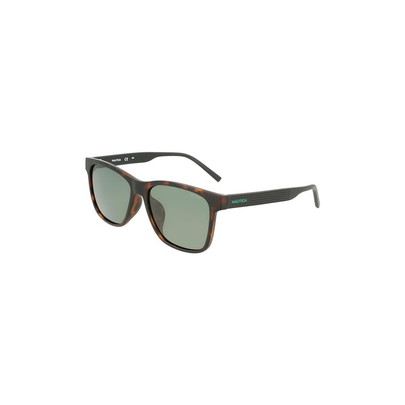 Nautica N6009SLB Sunglasses, Matte Tortoise, 56