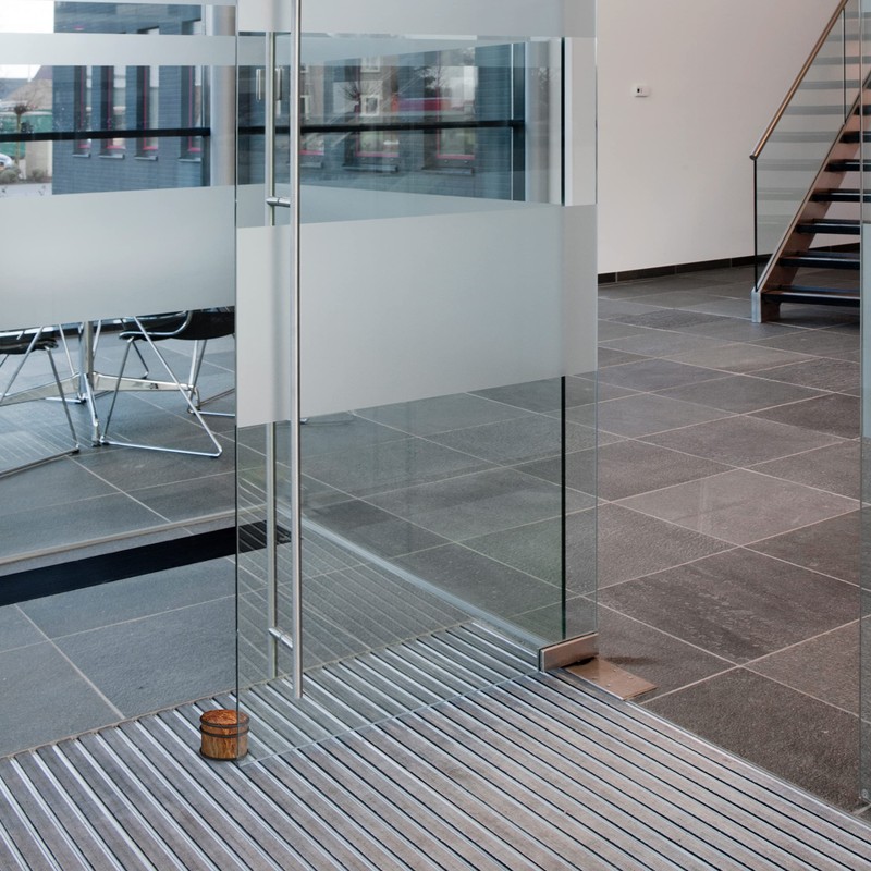 Relaxdays Door Stop, for Heavy Doors and Windows, Stainless Steel