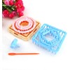 Zerodis Flower Knitting Loom Kit, Round Looms, Hat, Scarf, Scarf,