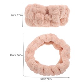Healvian Solid Headband for Face Washing Makeup Headband Furry Fleece Skincare Accessory Soft Stretchy Daily Use