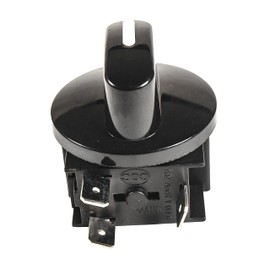 HQRP Heavy-Duty Rotary Switch 3-Position 2-Speed 120V-250V, 15A Fan Heater Speed Selector, UL Listed