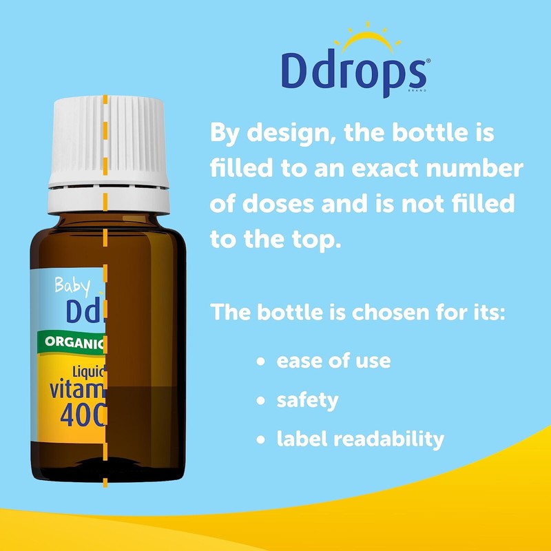Baby Ddrops Bebe Organic Baby Ddrops 400 IU 90 drops