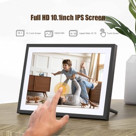 Frameo Digital Picture Frame 10.1 inch Digital Photo Frame with 1920 * 1200 IPS Full HD Touchscreen, 16GB WiFi Digital Picture Frame, Share Photos or Videos Instantly via Frameo App from Anywhere