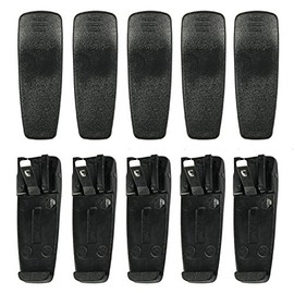 GoodQbuy Belt Clip is Compatible with Motorola Radio: A8 BPR40 Bearcom BC130 AP50 AP73 CP10 CP040 CP140 CP150 CP160 CP180 CP200 EP450 GP1200 GP300 GP350 GP63 GP68 GTX LTR LTS2000 P110 P1225 (10 PCS)