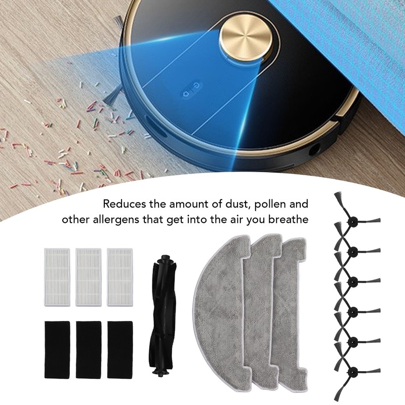 Sweeper Accessories Dust Reduction High Cleaning Efficiency Replacement Parts for