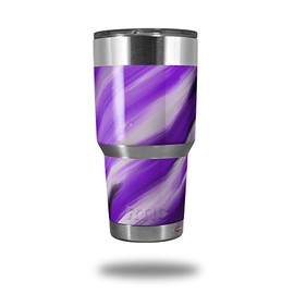 WraptorSkinz Skin Wrap compatible with RTIC 30oz ORIGINAL 2017 AND OLDER Tumblers Paint Blend Purple (TUMBLER NOT INCLUDED)