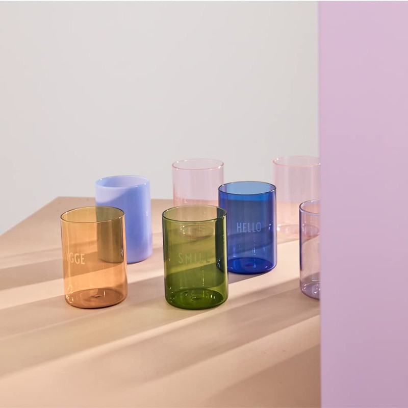 Design Letters Favourite Drinking Glass Parent (Purple)