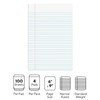 STAPLES Steno Pads, 6'' x 9'', Narrow Ruled, 100 Sheets/Pad,