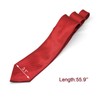 Classic Mens Solid Ties Formal Neck Tie for Business Wedding