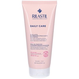 Rilastil Daily Care Cleansing Milk Oil for Face and Eyes 200 ml