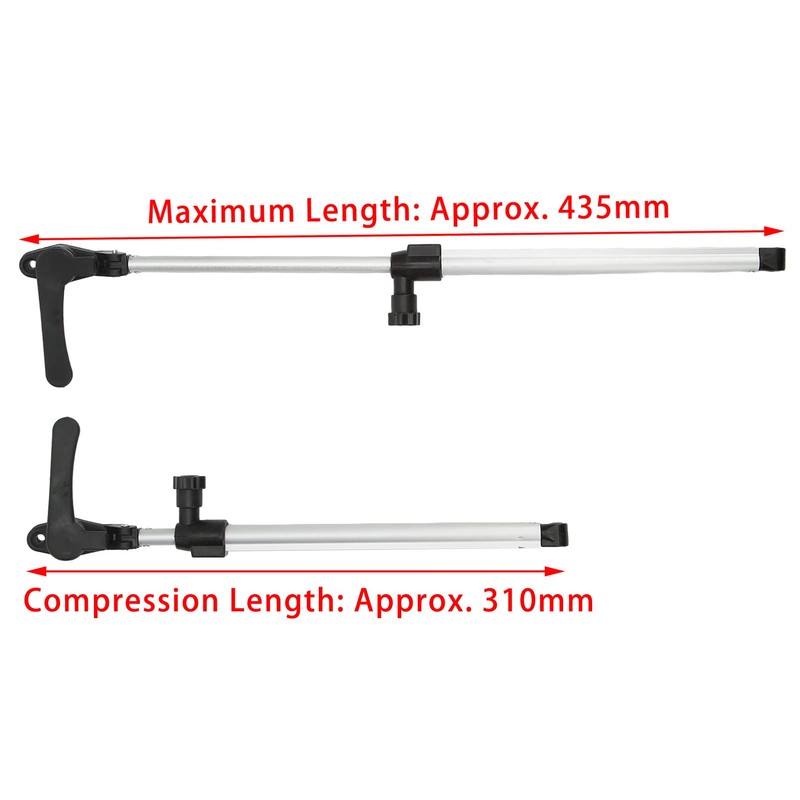 MUNEFE Support Rod, 2Pcs Rv Window Support Rod, Retractable Aluminum