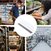 ULTECHNOVO 6Pcs Clear Shelf Divider Baffle, Closet Plastic Separator Shelf