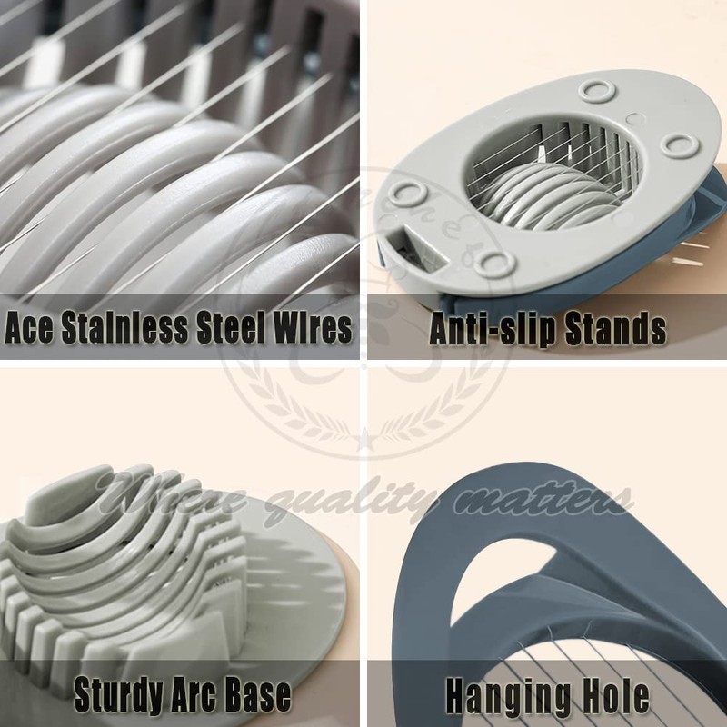 Starchef Stainless Steel Preserved Egg Ham Banana Cutter Slicer, Slice