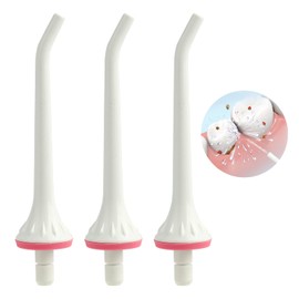 3 PCS Water Flosser Replacement Tips for Hangsun Nicwell COSLUS Mospro Zerhun Oral Irrigators Jet Tip Nozzel for Effective Oral Care Durable High Quality White