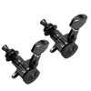 String Tuning Key, Locking Guitar Tuners Black Professional Vintage for