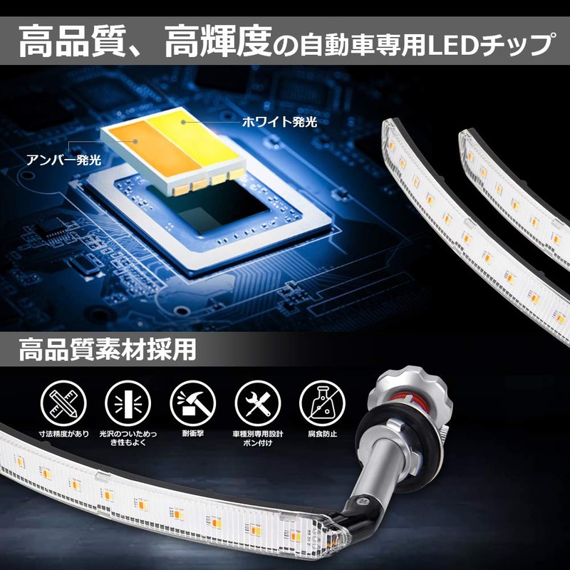 Nissan Elgrand E52 LED Turn Signal Position Kit Flowing Sequential