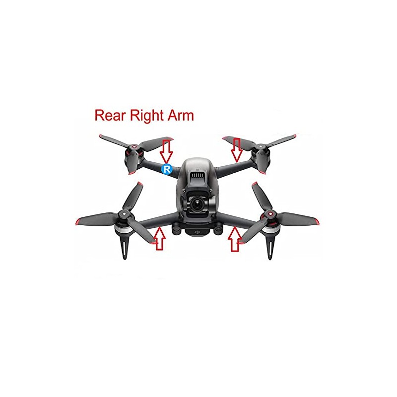 MODJUEGO Left/Right Front/Rear Front Arm Assembly for DJI FPV Drone Accessories