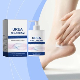 Deep Moisturizing Urea Cream for Cracked Heels and Dry Skin - Callus for Feet, Knees, and Hands - 60% Urea Hand Foot Cream for Intense Hydration and Softening