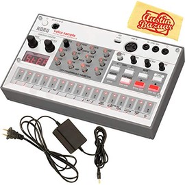 Korg Volca Sample Digital Sample Sequencer Bundle with Power Supply and Austin Bazaar Polishing Cloth