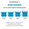 GAMMA+ Wide Magnetic Hair Trimmer Guards for GAMMA+ and StyleCraft