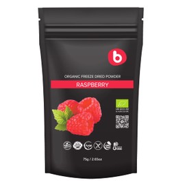 Organic Raspberry Powder from Whole Freeze Dried Raspberries, High-Potassium Foods, Non-GMO, Gluten-Free, Raw, for Smoothies, Baking and Flavoring, 2.65oz
