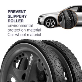 BLUERISE Ab Roller Wheel 2 Types Ab Roller No Noise Ab Wheel Easy to Assemble Home Workout Equipment Portable Abs Workout Equipment for Home Workout