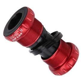 Qukaim Bicycle Bottom Bracket Aluminum Alloy Bottom Bracket Crankset Bearing Bicycle Crank Bearing for Mountain Bike Red
