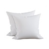 Elegant Comfort 2-Pack Pillow Insert Poly-Cotton Shell Siliconized Fiber Filling,