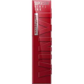 Maybelline Super Stay Vinyl Ink, Labial Líquido de Larga Duración, Efecto Vinilo y Acabado Brillante Instantáneo, Color Intenso por Hasta 16 Horas, Tono Lippy