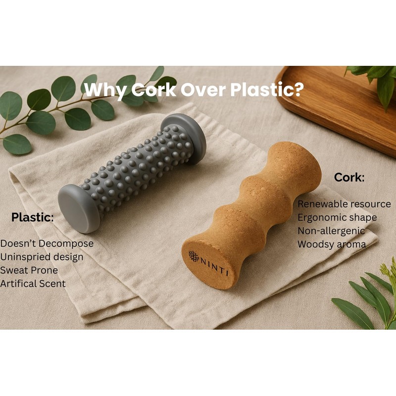 NINTI Foot Massage Roller for Deep Tissue Massage, Plantar Fasciitis,