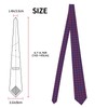 GUCGUSY Phish Red Donut Circles On Blue Mens Tie Men's