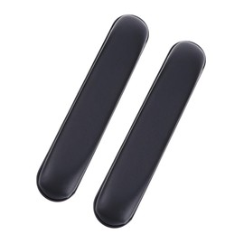 TOVINANNA 2pcs Wheelchair Armrest Mats Pvc Sponge Pad Black Armrest Cushion Replacement for Memory