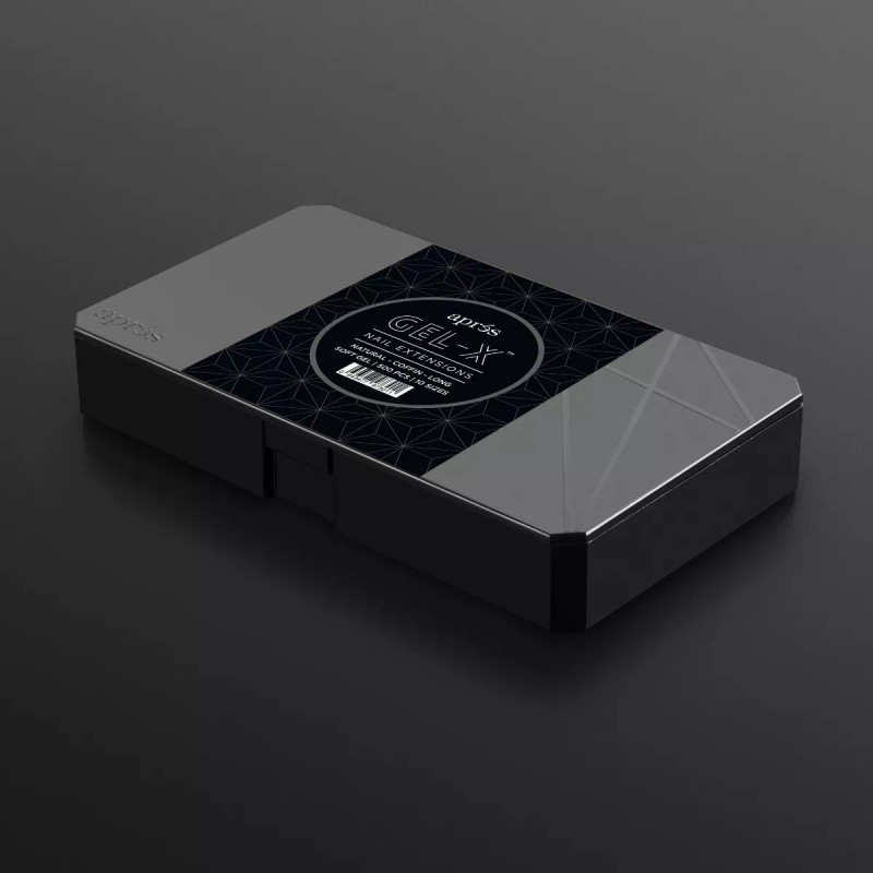 Aprés Caja Uña Postiza Tips Aprés Coffin Natural Larga 500