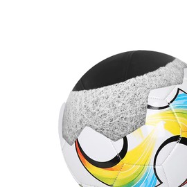 Pelota de fútbol, tamaño 5, superficie de poliuretano, de color vivo, con bomba y aguja, adecuada para prácticas de entrenamiento o regalo para jóvenes y adultos