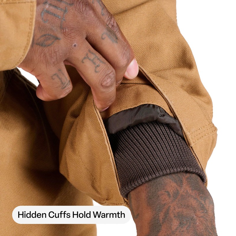 Berne Men's Heritage Insulated Coverall, X-Large Regular, Brown Duck