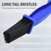 2-Pack Motorcycle Bike Chain Cleaning Brush Set (Red & Blue)