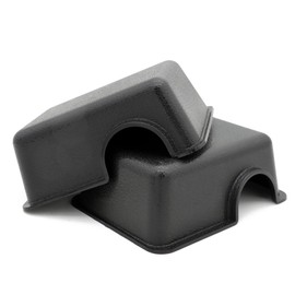 Reptile Hide Box for Snake & Gecko - Feel Secure & Safe (Black, XS 2 Pcs)