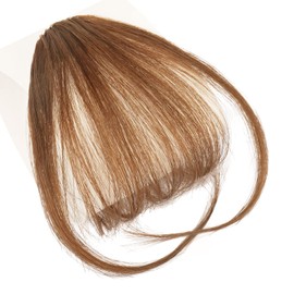 Peacoco Bangs Wig, Partial Wig, Bangs, Wig, Human Hair, Pattun, Women's, Natural, Bangs, Heat Resistant, No Barrel, Thin, Long, Fluffy, Fully Planted, Clip, Easy to Wear, For Everyday Use, Extension,