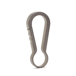 [TUNUKE] Titanium Carabiner Small Key Chain Key Ring Ring Lightweight Mini (Key Carabiner S x 1)