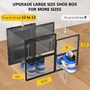 12 Pack XX Large Shoe Organizer Storage Boxes for Closet,