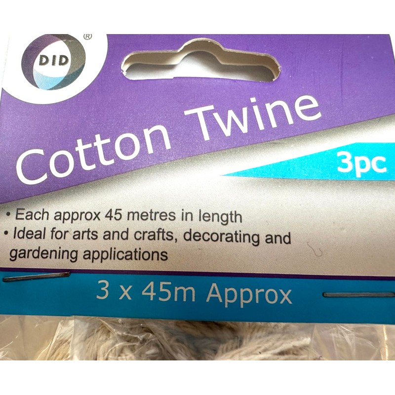 Happy Bees Bundle Cotton Twine 6 x 45 cm Gardening
