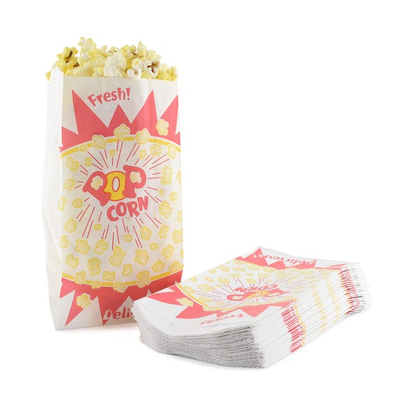 1.5 oz Popcorn Bag - Burst Design, 1000 per Case
