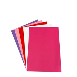 DJP 160gsm A4 Valentines & Mothers Day Coloured Assorted Card Crafts Pack - 50 Sheets
