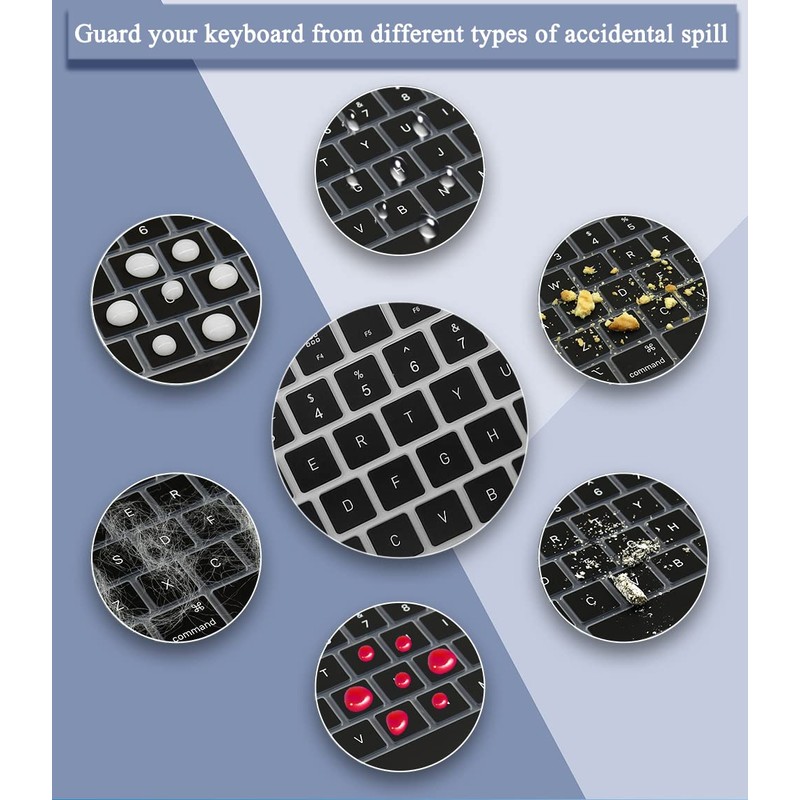 Silicone Keyboard Cover for Apple Magic Keyboard with Numeric Keypad