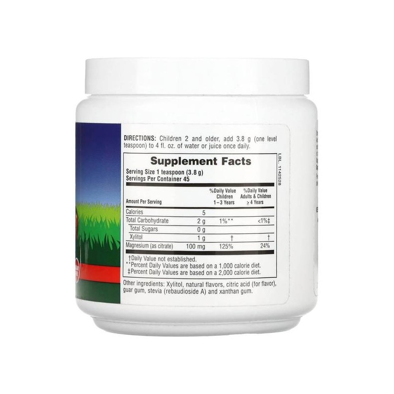 [해외직구] NaturesPlus 네이처스플러스 키즈 마그네슘 파우더 체리맛 171g [Nature's Plus]