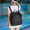 FAVORTALK Waterproof Drawstring Bag Large Capacity Drawstring Backpack with Shoe