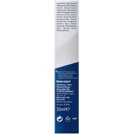 Nivea Men Anti-Age Hyaluron Eye Cream (15 ml), Eye Care Reduces Signs of Fatigue, Moisturising Cream Visibly Reduces Wrinkles in the Eye Area